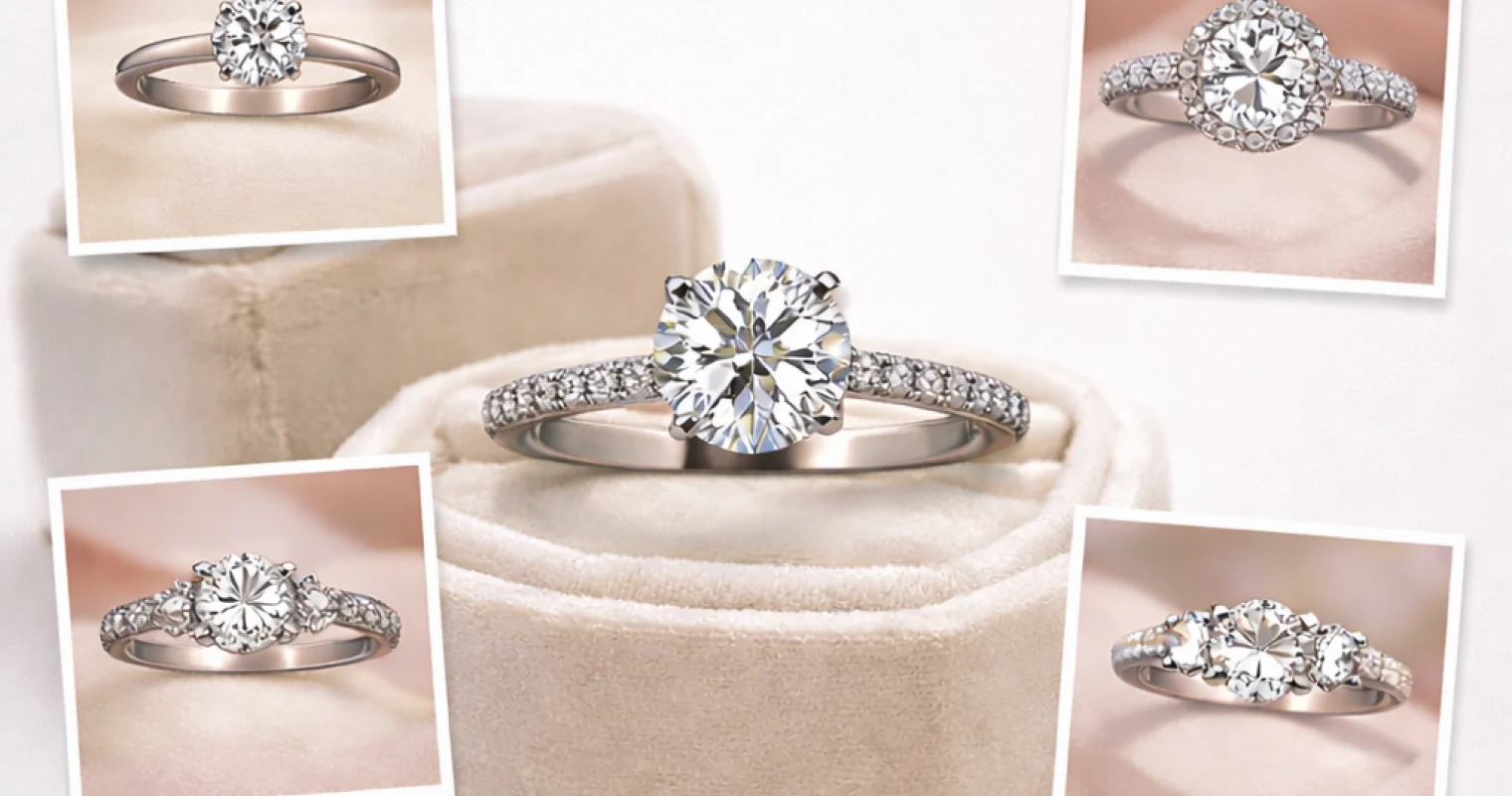 Guide to engagement ring styles and diamond setting types