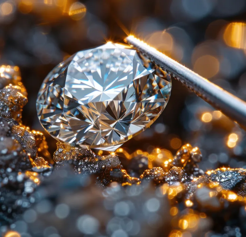 Comparison between lab grown diamonds and natural diamonds