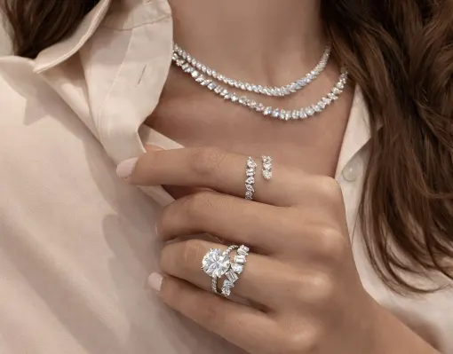 Modern fine jewelry trends 2026 featuring lab grown diamonds