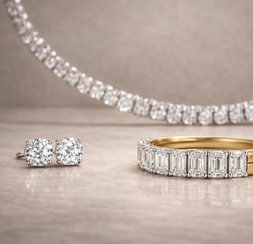 Modern fine jewelry trends 2026 featuring lab grown diamonds