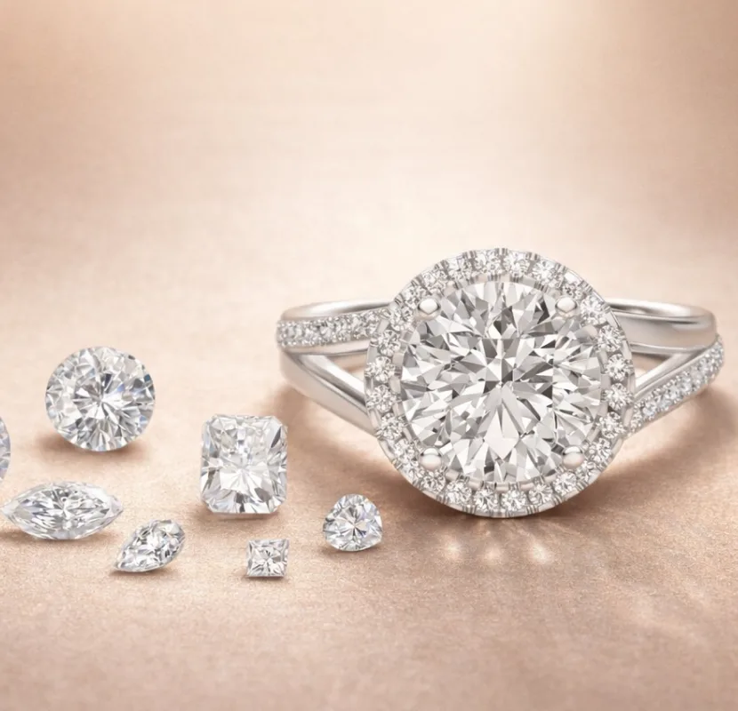 Guide explaining cut color clarity and carat of lab grown diamonds